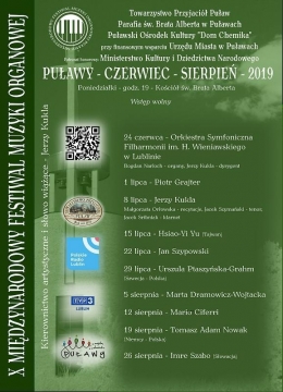 Koncert organowy Urszuli Ptaszyńskiej-Graham